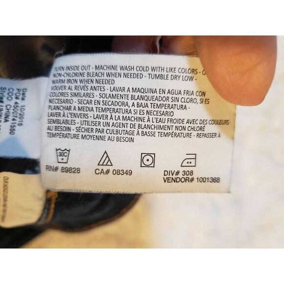 Nine West Womens Denim Jeans‎ 16W Blue Curvy Straight Flat Front High Rise - Picture 12 of 14